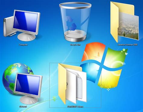 Changing Windows 7 Desktop Icons Size | Desktop icons, Icon, Windows