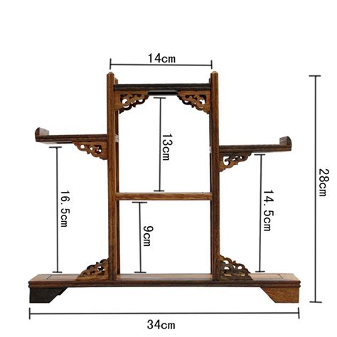 Mahogany Decorative Shelf – Multiple Styles Available! (Tea Pot and ...