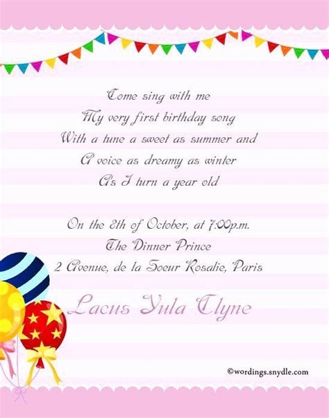 17 Engaging a Birthday Invite Text Templates Modern Ideas - Birthday ...