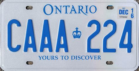 OFFICIAL Ontario Plate Sample Series Thread Discussion C SERIES HERE ...