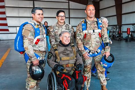 Governor Abbott Skydives With 106-Year-Old WWII Veteran - Texas Border Business