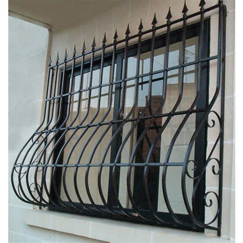 Decorative Steel Window Security Bars For Construction Wrought Iron Bars For Windows Oem - Buy ...