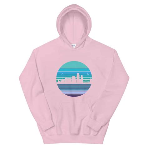 Retro Skyline Hoodie - Right On Corpus