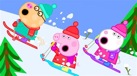 Peppa Pig Official Channel | Snowy Mountain | Peppa Pig Season 5 - YouTube