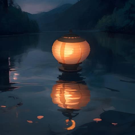 Premium AI Image | paper lantern lantern festival