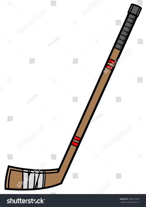 Hockey Stick Stock Vector (Royalty Free) 208167430 | Shutterstock