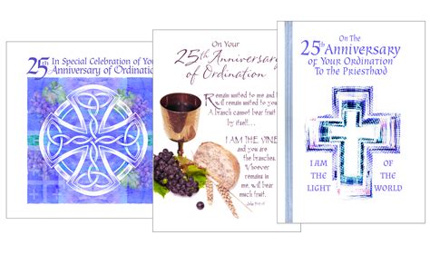 Priest Ordination Anniversary Greeting Card Silver Jubilee 25 113043 ...