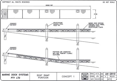 Floating Boat Ramp Pontoons MDS Marine Dock Systems Floating Boat Ramp ...