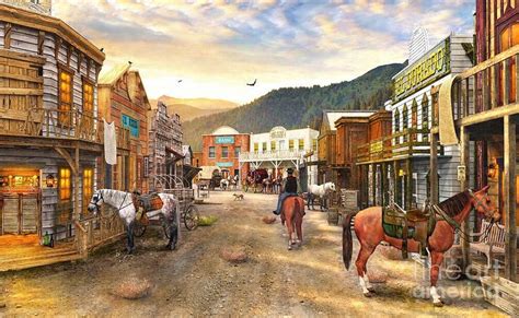 Old west town in 2020 | Old west town, Cowboy town, West art