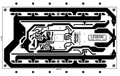 500W RMS Power Amplifier Based MOSFET - Schematic Design