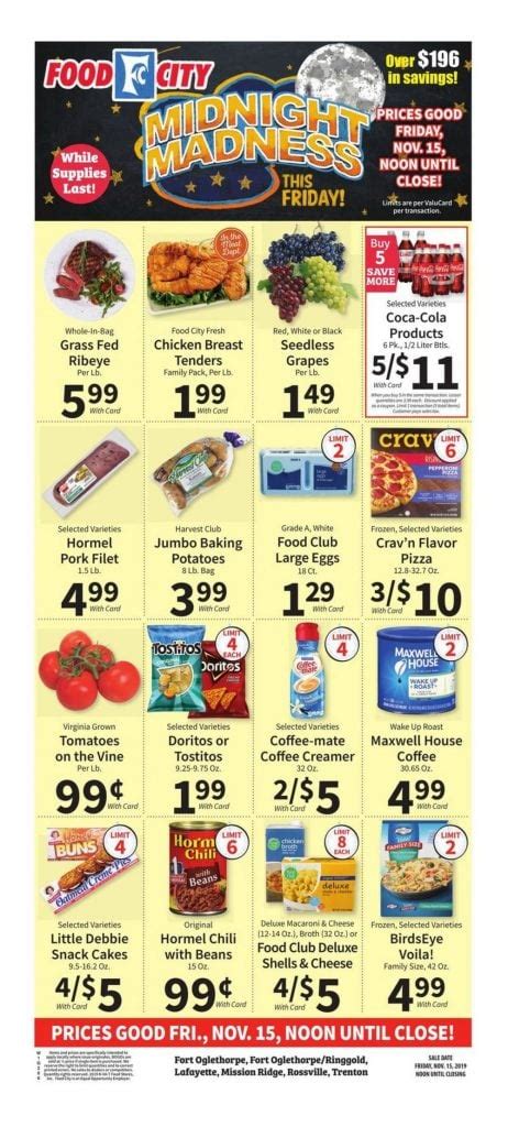 Food City Weekly Ad Nov 13 – Nov 19, 2019