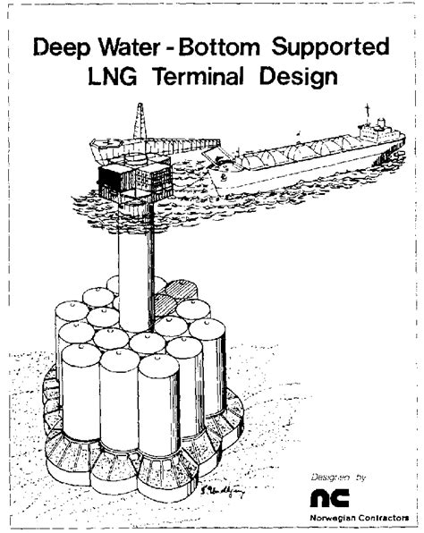 Deep Water-Bottom Supported LNG Terminal Design | Download Scientific Diagram