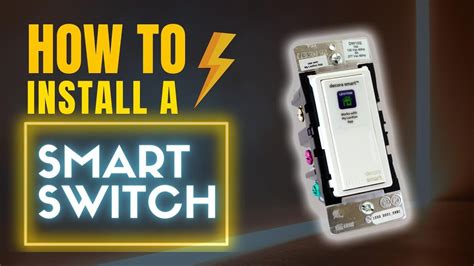 How to Install a Smart Home Light Switch | A DIY Electrical Guide - YouTube