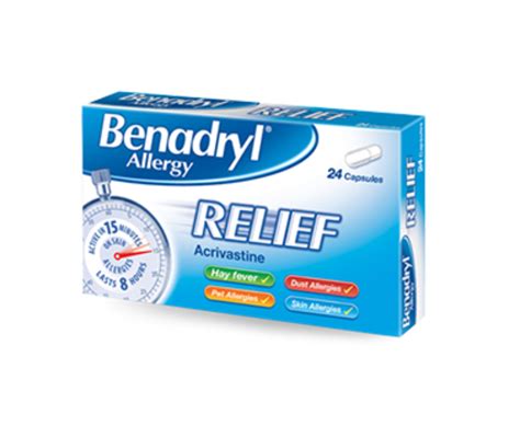 Benadryl Allergy Relief x 12 – MedAire Shop - UK