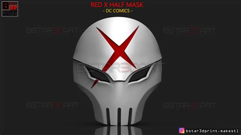 Red X Mask 3D Model STL Files, 52% OFF | www.elevate.in