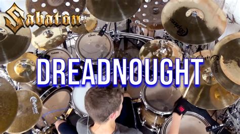 Sabaton - Dreadnought - Drum Cover - YouTube