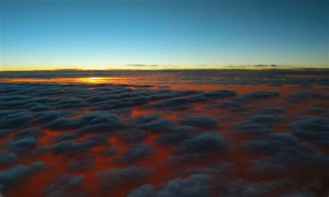 sunset, clouds, nature, photography HD Wallpaper