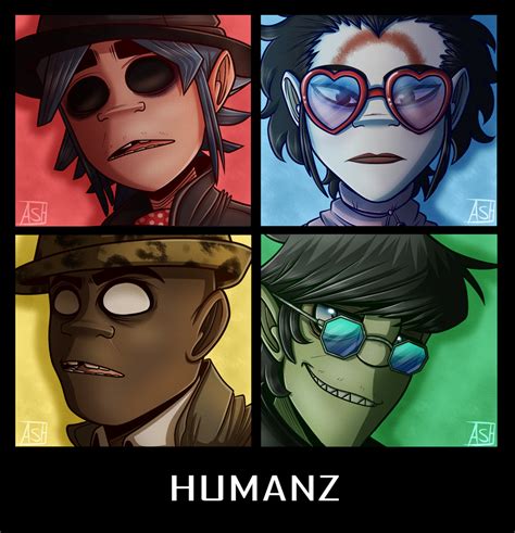 Humanz Cover redraw (+ Speedpaint by Ashesfordayz on DeviantArt