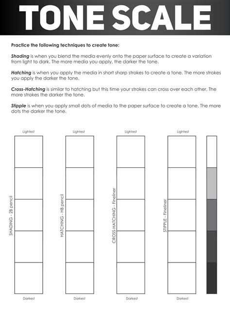 Value Scale Worksheet - 12 Free PDF Printables | Printablee