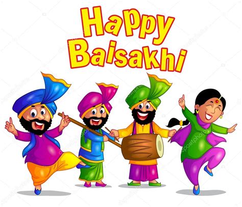 Illustration of happy baisakhi festival Stock Illustration by ©ColorBolt #117465760