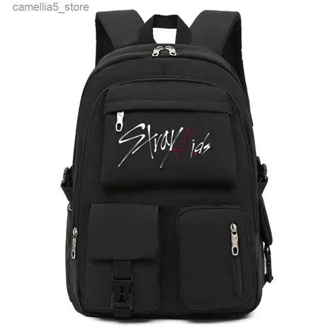 Kpop Stray Kids Backpack Big Capacity Scholl School Bag For School ...