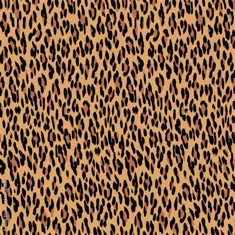 Seamless leopard pattern. Animal skin texture. Natural fur leopard print. Leopard skin ...