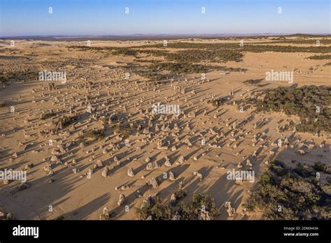 Sunset over the Pinnacles desert in Australia Stock Photo - Alamy