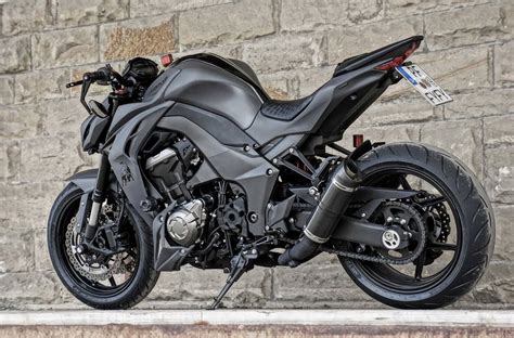 A very cool custom version of the Z1000 :) Matte Black, awesome! | Bike ...