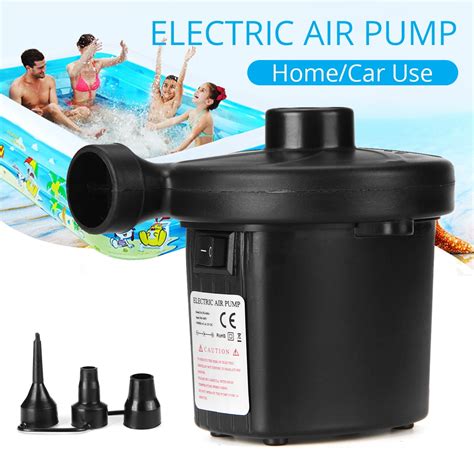 12V Electric Air Pump for Air Bed Mattress Pump Water Pool Swimming ...