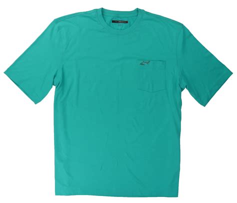 Greg Norman - GREG NORMAN Men's 100% Cotton T-Shirt with Chest Pocket (Teal, Large) - Walmart ...