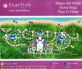 Resort Map | Starfish Cayo Santa Maria | Cayo Santa Maria, Cuba