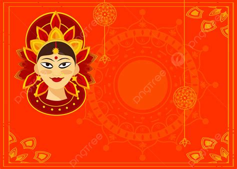 Navratri Indian Nine Nights Festival Red Mandala Background, Navaratri, India, Mothers Day ...