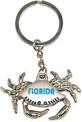 Amazon.com - Florida Moving Crab Keychain, Florida Keychains, Florida Souvenirs