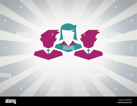 Business people icons Stock Photo - Alamy