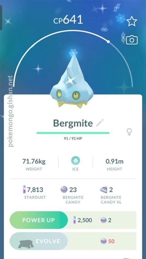 Bergmite - Pokemon Go