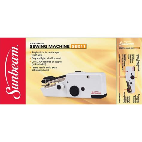 Sunbeam White Cordless Handheld Sewing Machine | Michaels