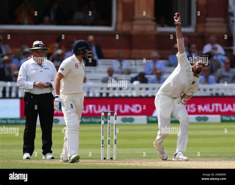 Mohammed Shami of India during International Test Series 2nd Test 3rd ...