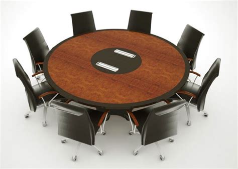 SWH 8' Round Conference Table | Paul Downs Cabinetmakers