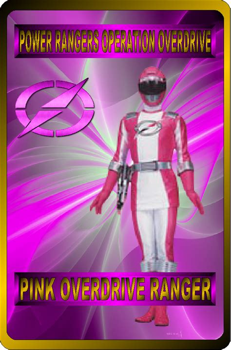 Pink Overdrive Ranger by rangeranime on DeviantArt