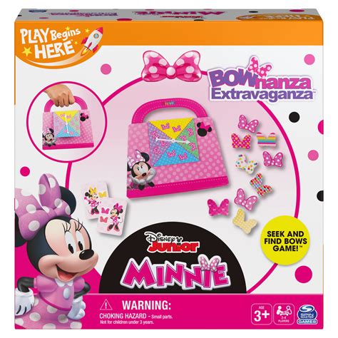 Disney Minnie Mouse Bownanza, Matching Board Game, for Families and ...