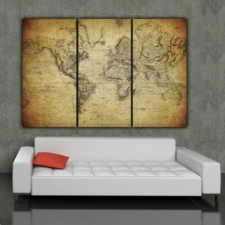 Top 20 of Antique Map Wall Art