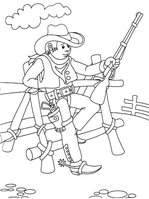 Coloring Pages For Boys, Wearing A Hat, Bright Color, Free Printables ...