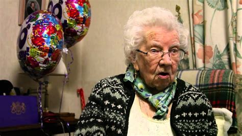 Doris celebrates 100th birthday - in SAME house she was born in - YouTube