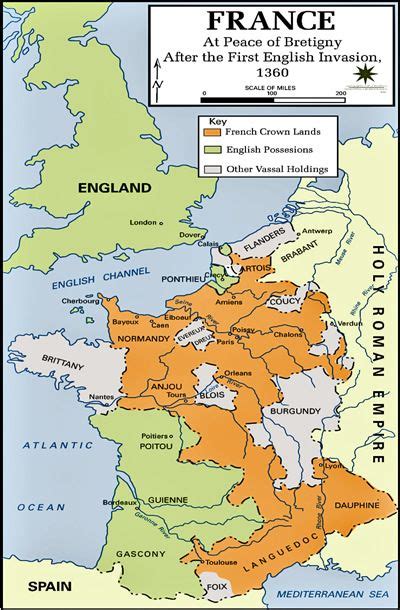 Map Of England And France - Share Map