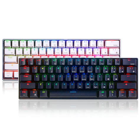 Royal kludge rk61 bluetooth wired dual mode 60% rgb mechanical gaming keyboard Sale - Banggood.com