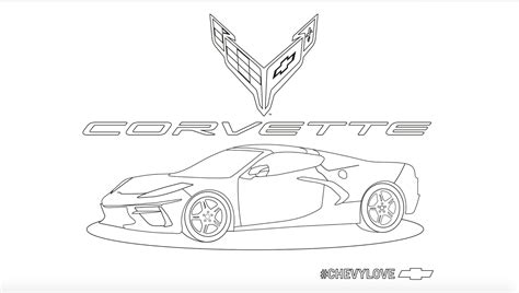 Corvette Coloring Pages Cars Either way hobby car corvettes has made ...