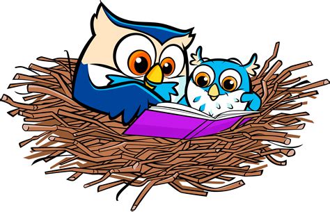 Owl Reading Book Clipart | Free download on ClipArtMag