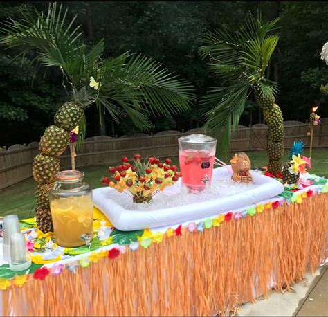 Luau Hawaiian Theme Birthday Party | Luau birthday party, Hawaiian ...