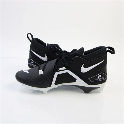 Nike Alpha Football Cleat Men's Black/White New with Defect 15W ...