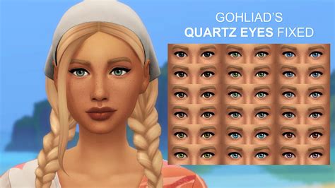 Gohliad's Quartz Eyes Fixed - Human Defaults by Alastor at Mod The Sims 4 » Sims 4 Updates